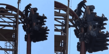 Video | El susto que se llevaron visitantes que se subieron a la montaña rusa del Parque del Café