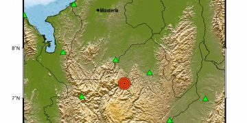 Se registró evento Sísmico en Valdivia – Antioquia, Colombia