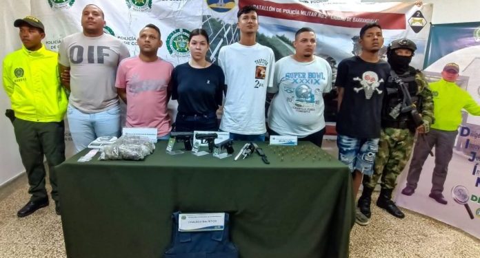 Capturados 7 presuntos delincuentes requeridos por tráfico de estupefacientes, extorsión y hurto