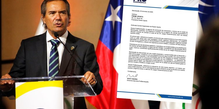 ProBarranquilla hace un llamado a Panam Sports para reconsiderar cambio de sede de los Panamericanos 2027