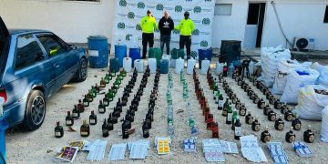 Policía desmanteló fábrica de licor adulterado en Las Nieves 