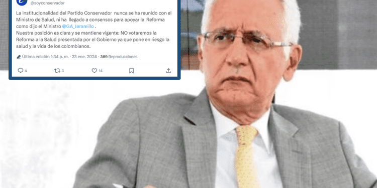 Partido Conservador desmiente a Guillermo Jaramillo: “No hubo reuniones ni consensos con el Ministro de Salud sobre la Reforma”