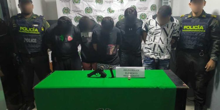 Policía desmanteló banda dedicada al robo de exclusivos relojes Rolex en Cartagena