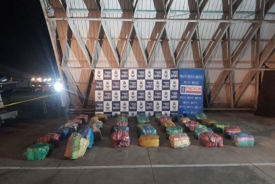 Incautadas más de tres toneladas de estupefacientes en el Pacífico colombiano