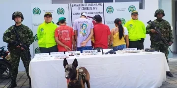 Capturados reconocidos expendedores de droga en el Meta