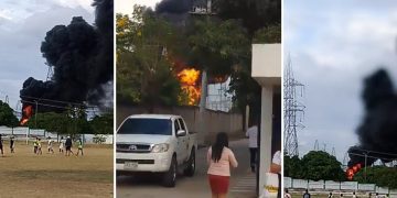 VIDEOS: Incendio en Subestación Eléctrica ISA de Sabanalarga