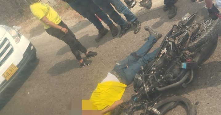 Trágico accidente en la vía al corregimiento de Juan Mina