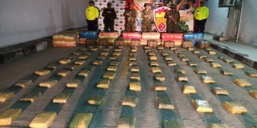 Más de una tonelada de marihuana fue incautada en vereda de Juan de Acosta
