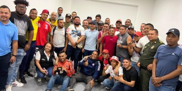Con acompañamiento de Distrito y Policía, el Frente Rojiblanco Sur se compromete con la sana convivencia