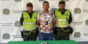 Capturado por porte ilegal de arma de fuego en el sector de Barranquillita