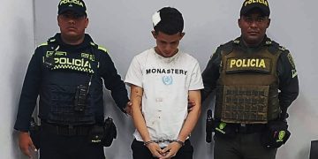Tras cometer atraco en Los Almendros, fueron capturados dos delincuentes