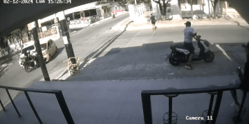 Triple choque en Me Quejo dejó un motociclista y su acompañante heridos