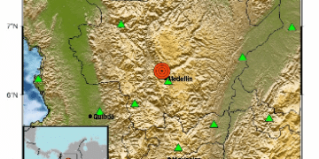 Temblor de magnitud 4,0 se sintió en Medellín: no hay reporte de heridos