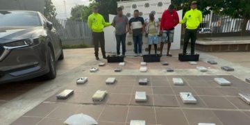 Hallaron velero con 27 kilos de cocaína, en Cartagena: capturan a cuatro personas