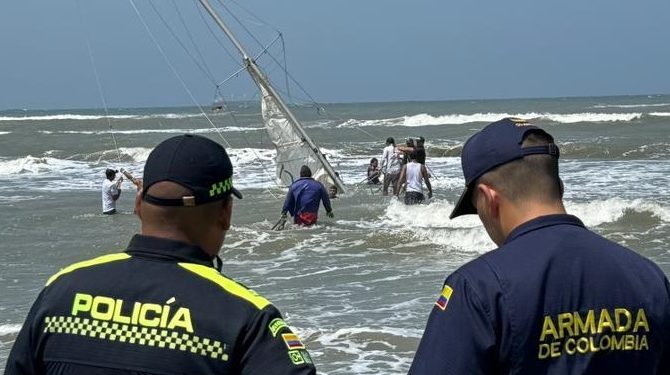 Naufragó velero de bandera sueca y fue encontrado en Puerto Velero