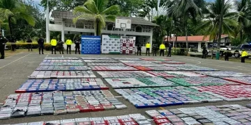 48 toneladas de estupefacientes han sido incautadas por el Ejército Nacional