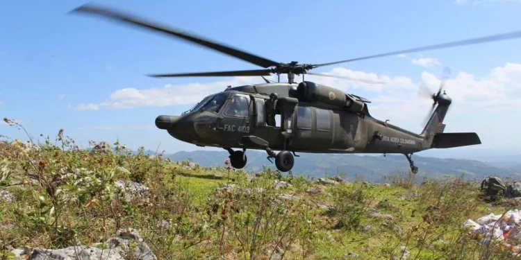 Accidente de helicóptero del Ejército deja cuatro muertos y tres heridos en Chocó