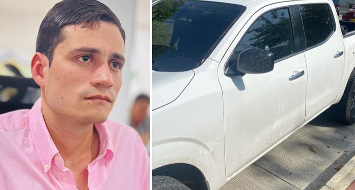 En intento de atraco, fleteros dispararonn contra camioneta de concejal de Santa Marta