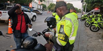 312 motocicletas inmovilizadas en lo que va del 2024 en Barranquilla por violar restricción del parrillero hombre