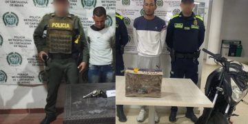 La Fiscalía judicializó a dos hombres por porte ilegal de armas y explosivos en Bolívar
