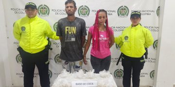 Dos personas capturadas por tráfico de estupefacientes en el barrio Mesolandia de Malambo