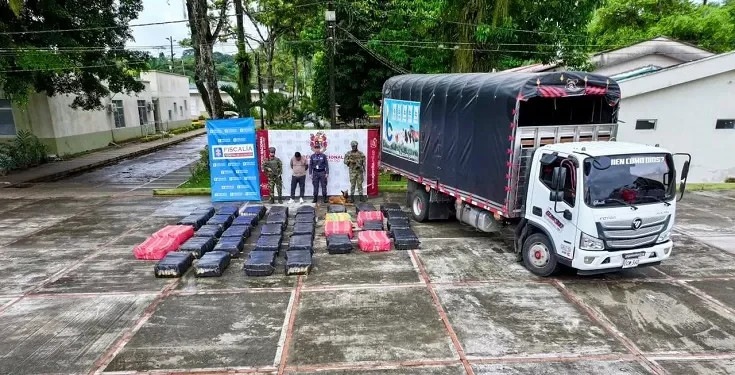 Más de una tonelada de marihuana incautada por el Ejército Nacional en el Caquetá