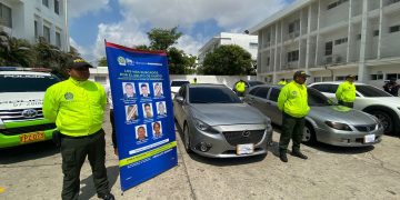 Policía recupera varios vehículos hurtados en Barranquilla: cuatro capturados