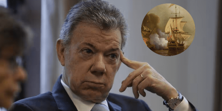 Abren investigación contra expresidente Santos por supuesto saqueo al Galeón San José