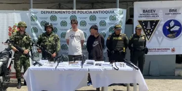 En el oriente antioqueño capturaron a dos sujetos pertenecientes a la Subestructura Carlos Mauricio García, del Clan del Golfo