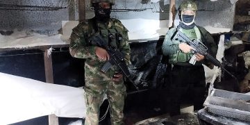 Militares neutralizan gigantesco laboratorio de clorhidrato de cocaína de las disidencias avaluado en más de 4 millones de dólares en Nariño
