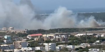Nuevo incendio en el Parque Vía Isla Salamanca afecta a Barranquilla