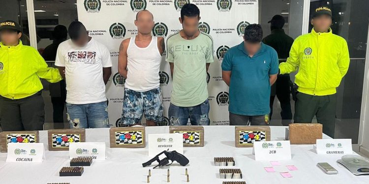 Capturan a 4 presuntos integrantes del ‘Clan del Golfo’ en Cartagena