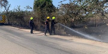 En Baranoa, controlado incendio forestal. La conflagración fue atendida rápidamente por el cuerpo de bomberos