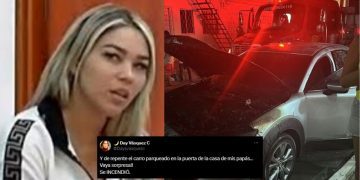 Incendio de vehículo de Day Vásquez: ¿falla eléctrica o manos criminales?