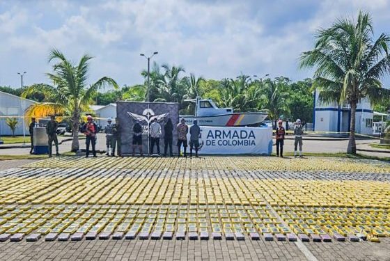 Incautan 3.3 toneladas de clorhidrato de cocaína en aguas de San Andrés islas