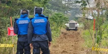 Inician operaciones de desminado humanitario en la que fue denominada zona de distensión en el Meta