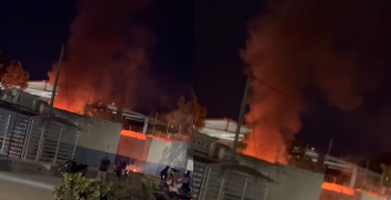 Por constantes cortes de luz, comunidad incendió bodega de Air-e en Fundación