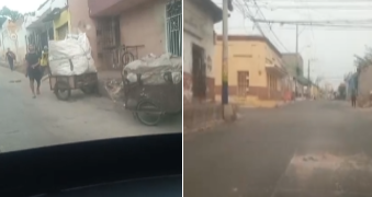 Aumentan las quejas por mal estado de la vía en San Roque