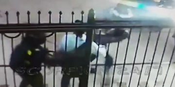 Cámara grabó atraco que delincuentes armados le cometieron a hombre en Nueva Granada