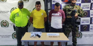 Capturados por porte ilegal de armas de fuego presuntos colaboradores del Clan del Golfo en Ciénaga – Magdalena