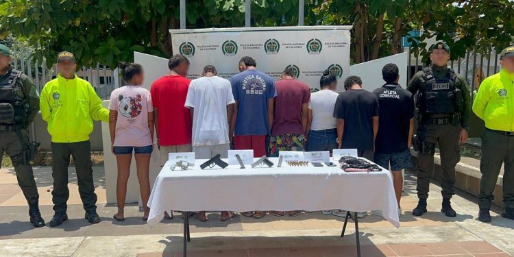 Policía desarticuló red sicarial al servicio de las bandas ‘Multicrimen’ en Cartagena