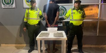 Transportaba marihuana prensada para surtir expendios en Cartagena. La Policía lo capturó en un puesto de control