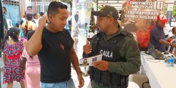 Gaula de Barranquilla realiza acompañamiento a la actividad ‘Vamos pa’l Barrio’