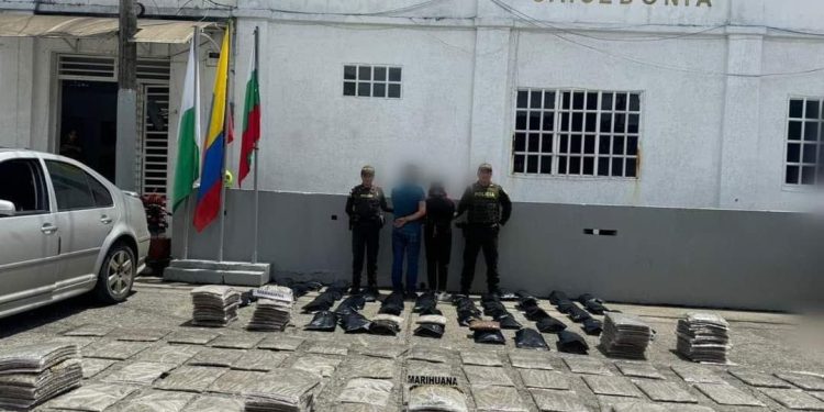 Cayó gran cargamento de marihuana en el norte del Valle