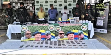Cuatro presuntos integrantes capturados y un menor de edad recuperado, deja como resultado el despliegue del Ejército Nacional en Barrancabermeja