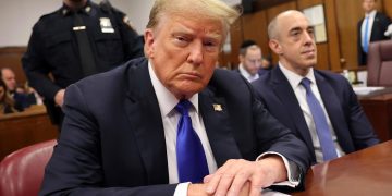 Donald Trump  fue declarado culpable de 34 cargos