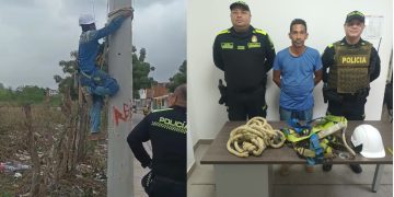 En el barrio Altos de la Metro fue sorprendido manipulando las redes eléctricas en Soledad