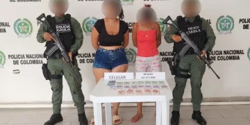 Capturadas cuando extorsionaban a ganadero fingiendo ser integrantes del Clan del Golfo