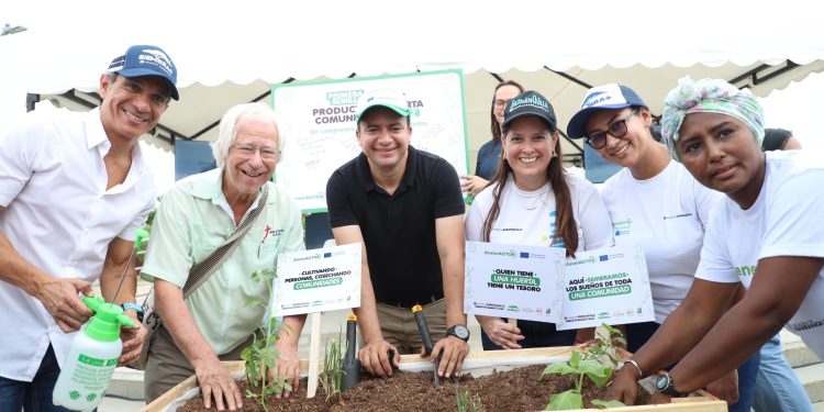 Con siembra de la primera huerta comunitaria en La Paz, inicia programa de seguridad alimentaria del alcalde Char
