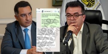 Aquí los chats que habrían sostenido el Secretario de Transparencia y Olmedo López